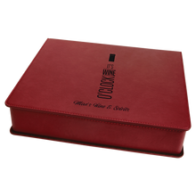 Load image into Gallery viewer, Custom Leatherette 5-Piece Wine Tool Gift Set