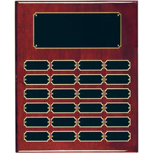 Load image into Gallery viewer, Rosewood Piano Finish Completed Perpetual Plaque-24 Name Plates