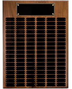 Walnut Completed Perpetual Plaque-102 Name Plates