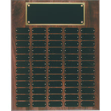 Load image into Gallery viewer, Walnut Completed Perpetual Plaque-60 Name Plates