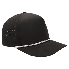 Load image into Gallery viewer, Performance Hat with Rope and Custom Leatherette Hex Patch, Personalized Engraving Gifts shipped from USA.
