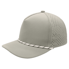 Load image into Gallery viewer, Performance Hat with Rope and Custom Leatherette Hex Patch, Personalized Engraving Gifts shipped from USA.
