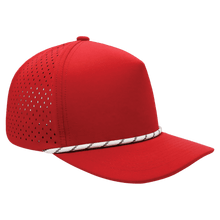 Load image into Gallery viewer, Performance Hat with Rope and Custom Leatherette Hex Patch, Personalized Engraving Gifts shipped from USA.
