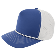 Load image into Gallery viewer, Performance Hat with Rope and Custom Leatherette Hex Patch, Personalized Engraving Gifts shipped from USA.
