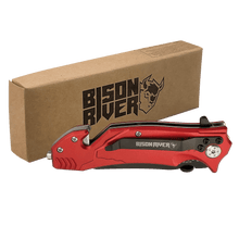 Load image into Gallery viewer, Bison River 4 1/2" Rescue Knife, Personalized Engraving Gifts shipped from USA.
