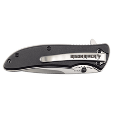 Load image into Gallery viewer, Bison River 4 1/4" Pocket Knife, Anodized Aluminum/Stainless Steel, Personalized Engraving Gifts shipped from USA.
