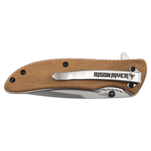 Load image into Gallery viewer, Bison River 4 1/4" Pocket Knife, Anodized Aluminum/Stainless Steel, Personalized Engraving Gifts shipped from USA.
