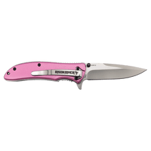 Load image into Gallery viewer, Bison River 4 1/4" Pocket Knife, Anodized Aluminum/Stainless Steel, Personalized Engraving Gifts shipped from USA.
