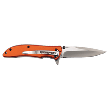 Load image into Gallery viewer, Bison River 4 1/4" Pocket Knife, Anodized Aluminum/Stainless Steel, Personalized Engraving Gifts shipped from USA.
