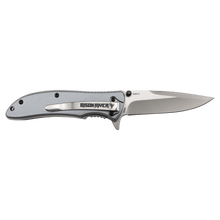 Load image into Gallery viewer, Bison River 4 1/4" Pocket Knife, Anodized Aluminum/Stainless Steel, Personalized Engraving Gifts shipped from USA.
