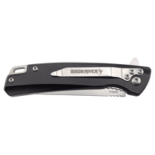 Load image into Gallery viewer, Bison River 4" Pocket Knife with Ball Bearing Open Mechanism, Anodized Aluminum/Stainless Steel, Personalized Engraving Gifts shipped from USA.
