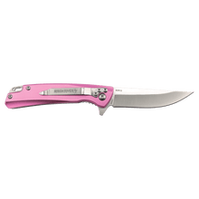 Load image into Gallery viewer, Bison River 4" Pocket Knife with Ball Bearing Open Mechanism, Anodized Aluminum/Stainless Steel, Personalized Engraving Gifts shipped from USA.
