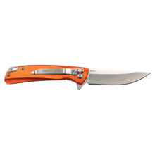 Load image into Gallery viewer, Bison River 4" Pocket Knife with Ball Bearing Open Mechanism, Anodized Aluminum/Stainless Steel, Personalized Engraving Gifts shipped from USA.
