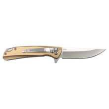 Load image into Gallery viewer, Bison River 4" Pocket Knife with Ball Bearing Open Mechanism, Anodized Aluminum/Stainless Steel, Personalized Engraving Gifts shipped from USA.
