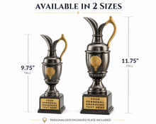 Load image into Gallery viewer, Personalized Golf Jug Award – Custom Engraved Tournament Golf Trophy - Golfer Gift, Personalized Engraving Gifts shipped from USA.
