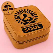 Load image into Gallery viewer, Custom Leatherette Travel Jewelry Box
