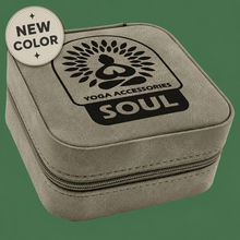 Load image into Gallery viewer, Custom Leatherette Travel Jewelry Box
