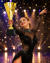 Load image into Gallery viewer, Silver/Gold Metal Flag Cup Trophy with free custom plate, Personalized Engraving Gifts shipped from USA.

