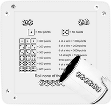 Load image into Gallery viewer, Personalized Dice Tray and Cup Set, Faux Leather Farkle Game, Personalized Engraving Gifts shipped from USA.
