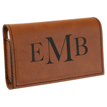 Load image into Gallery viewer, Pill Box Schedule 4 3/4" x 3 1/8", Leatherette, Personalized Engraving Gifts shipped from USA
