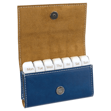 Load image into Gallery viewer, Pill Box Schedule 4 3/4" x 3 1/8", Leatherette, Personalized Engraving Gifts shipped from USA
