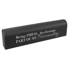 Load image into Gallery viewer, Pill Box Schedule 9 3/4" x 2 1/2" , Leatherette, Personalized Engraving Gifts shipped from USA
