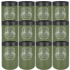 Custom Bulk (12 Count), ($18.00 Each) Polar Camel Stainless Steel Vacuum Insulated Beverage Holder