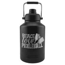 Load image into Gallery viewer, Personalized Polar Camel Insulated Jug, 64 oz or 128 oz, Black Stainless Steel, Laser Engraved
