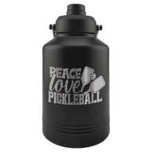 Load image into Gallery viewer, Personalized Polar Camel Insulated Jug, 64 oz or 128 oz, Black Stainless Steel, Laser Engraved
