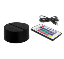 Load image into Gallery viewer, Custom LED Acrylic Sign with RGB Light Base, Engraved Acrylic Display, 16 Color LED Night Light Cocktail Menu, Bar Sign, Logo Display
