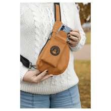 Load image into Gallery viewer, Custom Crescent Bag - Laserable Leatherette, Creekside Collection, Personalized Engraving Gifts shipped from USA.
