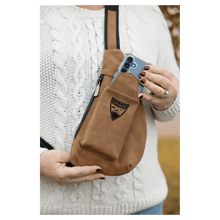 Load image into Gallery viewer, Custom Crescent Bag - Laserable Leatherette, Creekside Collection, Personalized Engraving Gifts shipped from USA.
