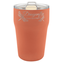 Load image into Gallery viewer, Engraved Christmas Tumbler, 13 oz Polar Camel Ceramic-Lined Coffee Cup with Slider Lid, 25 Holiday Designs, 8 Colors Personalized Engraving Gifts shipped from USA.
