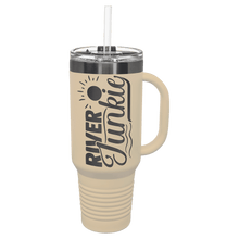 Load image into Gallery viewer, Custom Polar Camel 40 oz. Travel Mug with Handle, Straw Included
