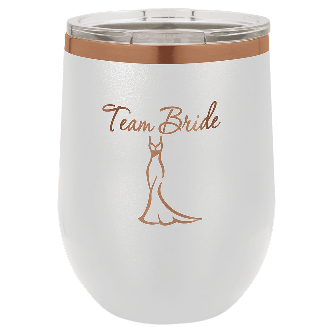 12 oz. Wine Tumbler, Personalized Engraving Gifts shipped from USA.