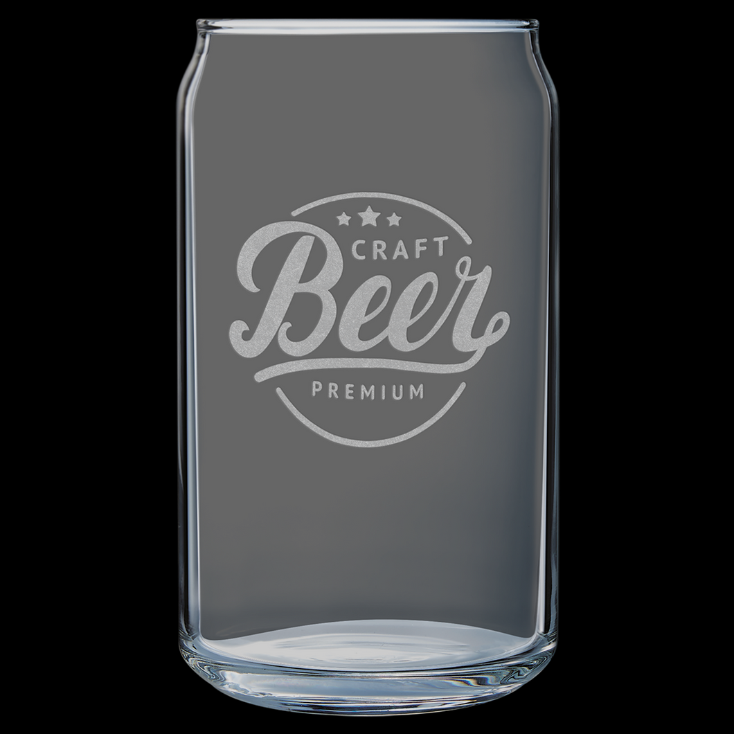 Custom 16 oz. Can Glass