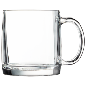 Custom 12 oz. Clear Coffee Mug