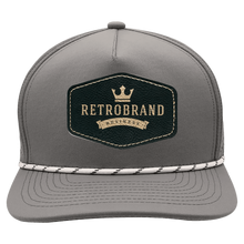 Load image into Gallery viewer, Performance Hat with Rope and Custom Leatherette Hex Patch, Personalized Engraving Gifts shipped from USA.
