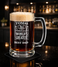 Load image into Gallery viewer, Custom Sport Beer Mug with Handle, Personalized Engraving Gifts shipped from USA.
