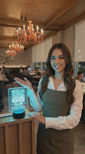 Load and play video in Gallery viewer, Custom LED Acrylic Sign with RGB Light Base, Engraved Acrylic Display, 16 Color LED Night Light Cocktail Menu, Bar Sign, Logo Display
