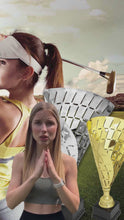 Load and play video in Gallery viewer, Silver/Gold Metal Flag Cup Trophy with free custom plate, Personalized Engraving Gifts shipped from USA.
