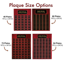Load image into Gallery viewer, Walnut Complete Perpetual Plaque-24 Name Plates
