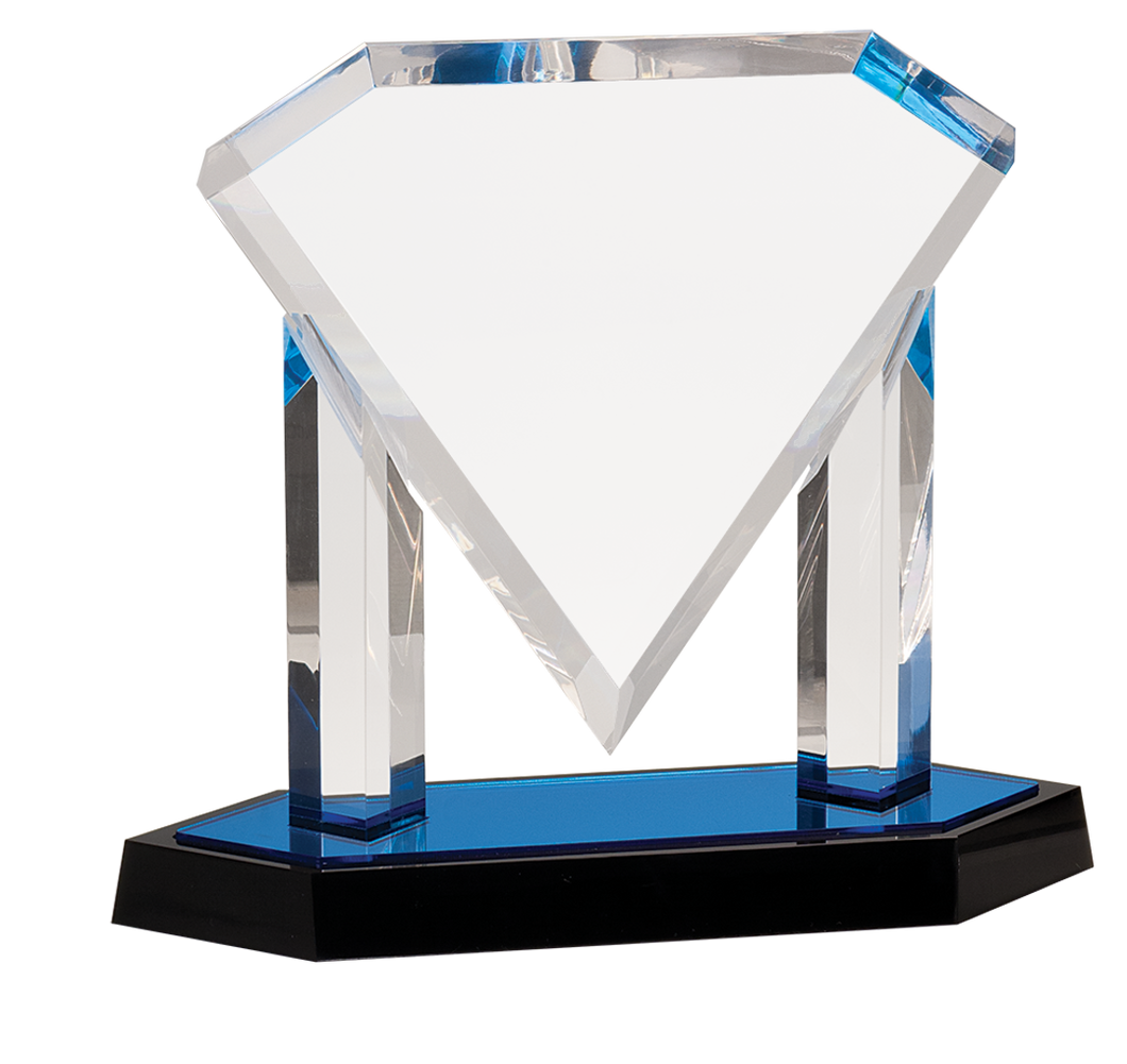 Custom Floating Diamond Acrylic, Personalized Engraving Gifts shipped from USA.