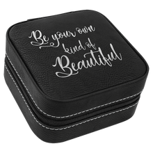 Load image into Gallery viewer, Custom Leatherette Travel Jewelry Box
