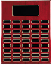 Load image into Gallery viewer, Rosewood Piano Finish Completed Perpetual Plaque-45 Name Plates
