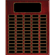 Load image into Gallery viewer, Rosewood Piano Finish Completed Perpetual Plaque-60 Name Plates, Personalized Engraving Plaque shipped from USA.
